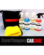 KIT INTERIOR TEJIDOS: Limpieza de Tapicerías y protección Interior - Cover Company 500 ml